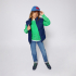 HUGO Sweater Island Green
