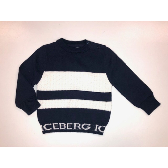 Iceberg sweater navy/offwhite