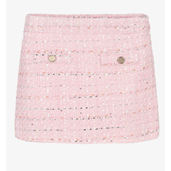 Guess Tweed Skirt Pink