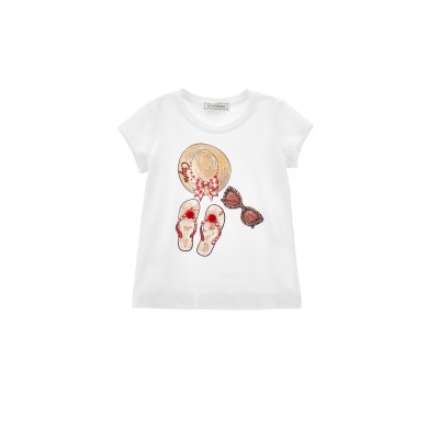 T-shirt beach time Monnalisa