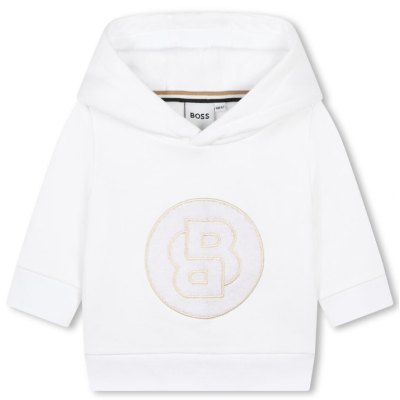 Boss Hoodie white