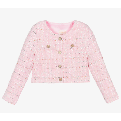 Guess Tweed Blazer Pink