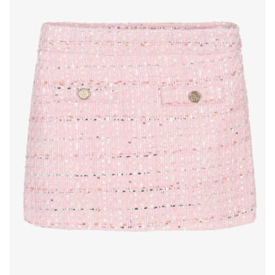 Guess Tweed Skirt Pink