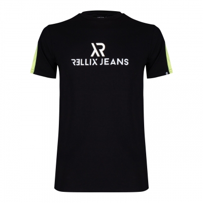 Logo Tee Contrast Black RELLIX Logo Tee Contrast Black RELLIX