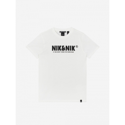 Off white t-shirt met artwork NIK en NIK Off white t-shirt met artwork NIK en NIK