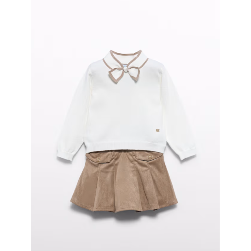 Abel & Lula suede set baby-meisje