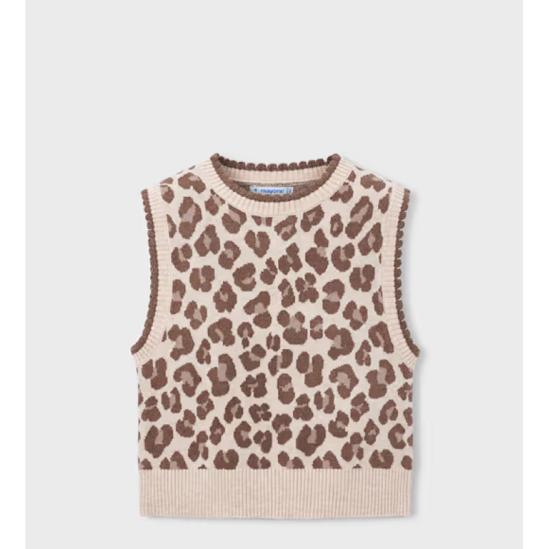 Gilet spencer leopard Mayoral