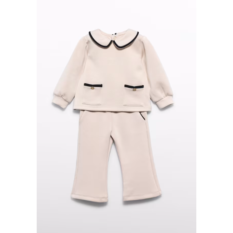 Abel & Lula set beige baby-meisje