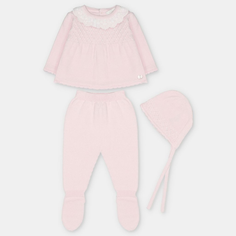 3-delig knit setje roze Martin Aranda