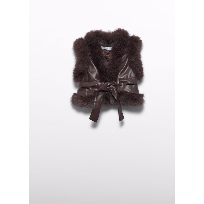 Abel & Lula meisjes bont gilet