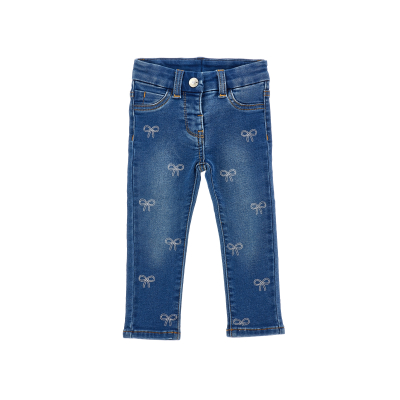 Monnalisa Jeans met strikjes 