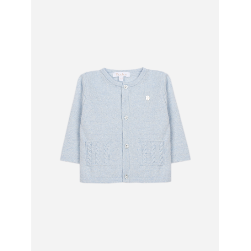 Blauwe vestje met minimalistische details Patachou