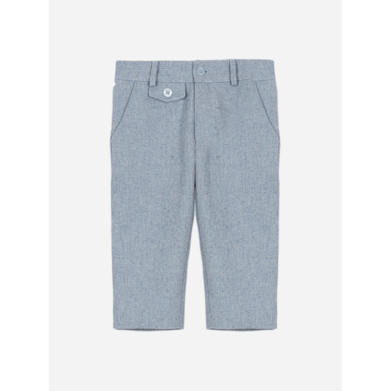 Blauwe broek met zijzakken voor jongens Patachou