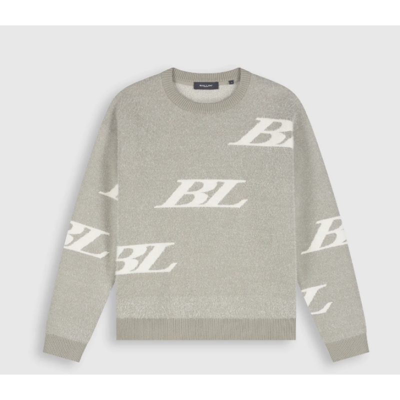 Knit trui monogram BALLIN