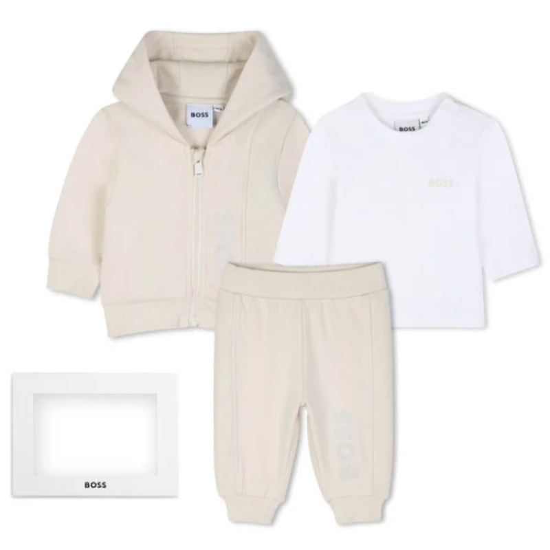 Boss 3-delig set beige