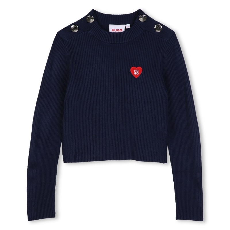 Long-sleeved knitted sweater HUGO