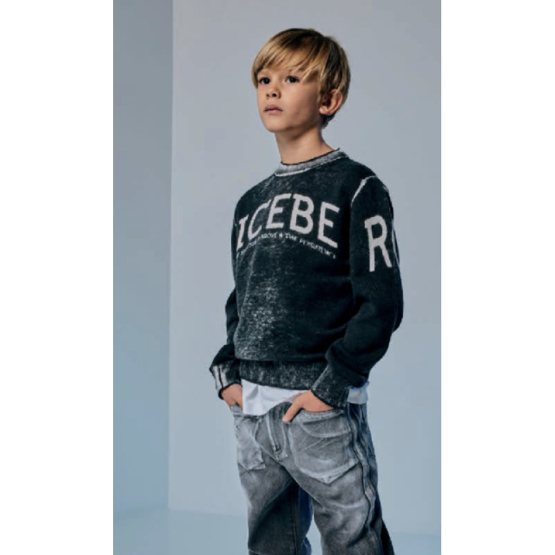 Iceberg Knit Sweater Grey