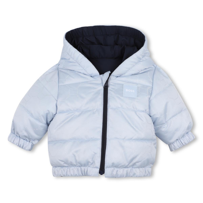 Boss babyboy winterjasje pale blue