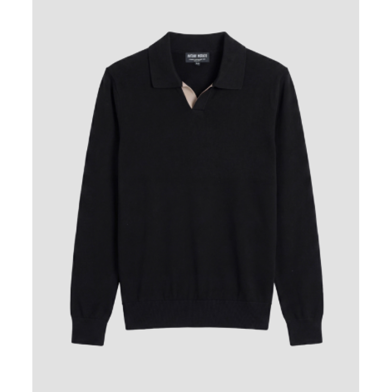 Antony Morato Knit Polo Black
