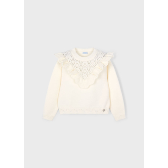 Mayoral knit sweater beige