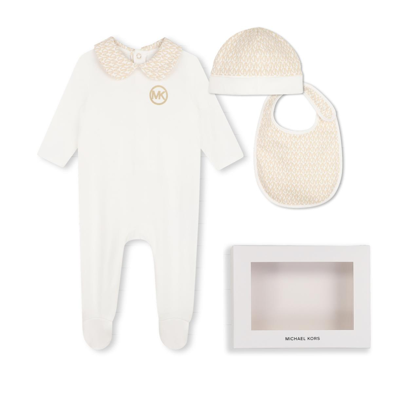 Michael kors Baby-pakje met mutsje en slabbetje
