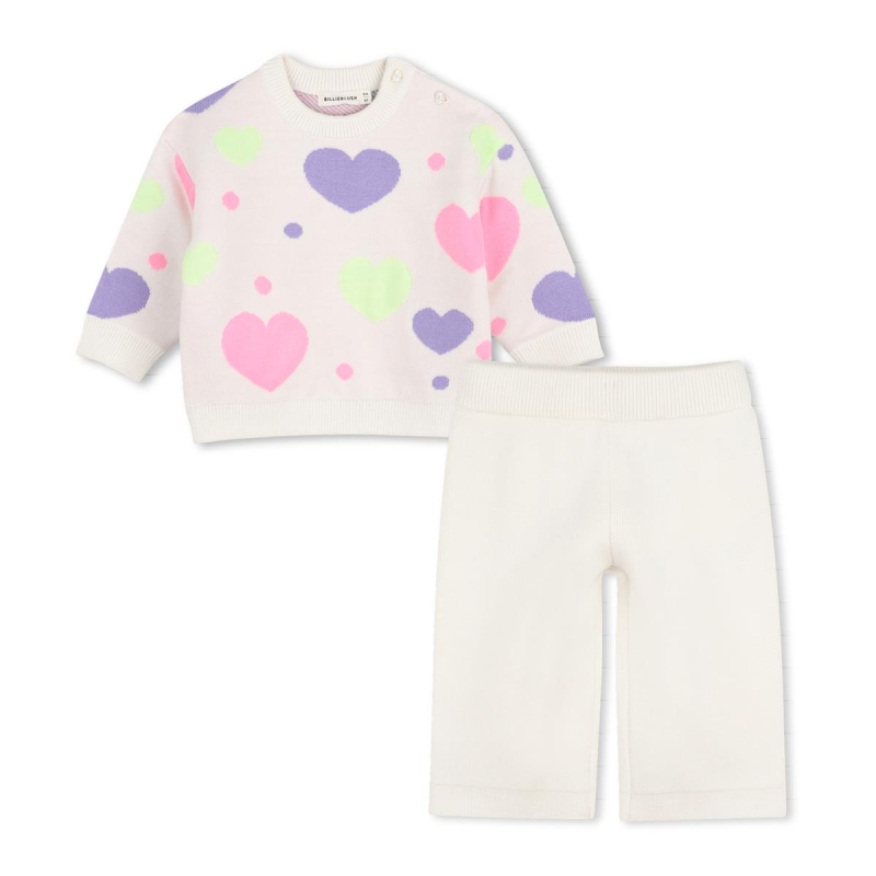 Knit setje hartjes Billieblush