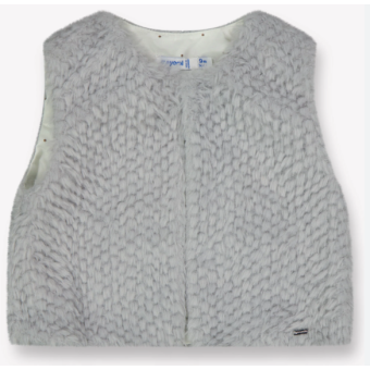 Mayoral fluffy gilletje grey