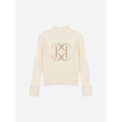 Beige trui met Patachou-logo Patachou