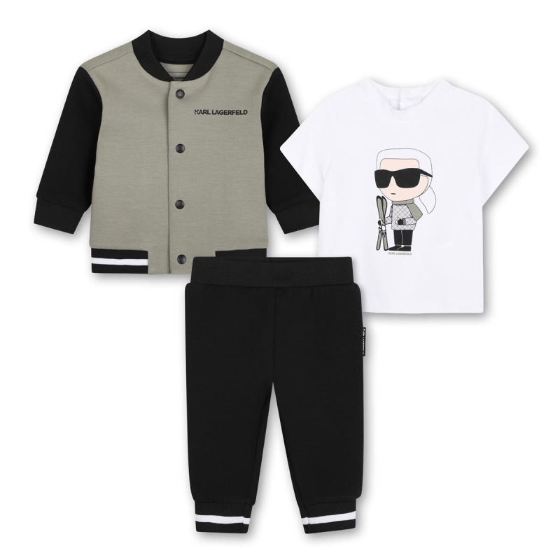 Karl Lagerfeld 3-dl set Khaki Black