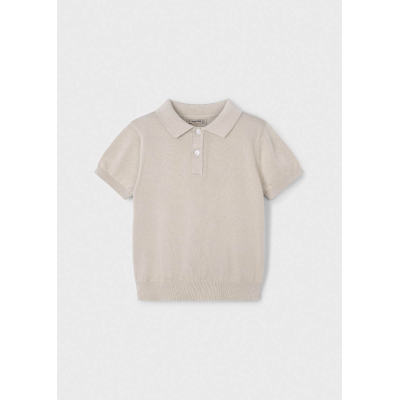 Mayoral polo knit luxe hueso
