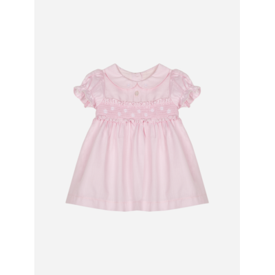 Patachou roze katoensatijnen jurk