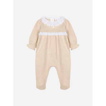 Patachou babypakje beige met ruches