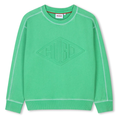 HUGO Sweater Island Green