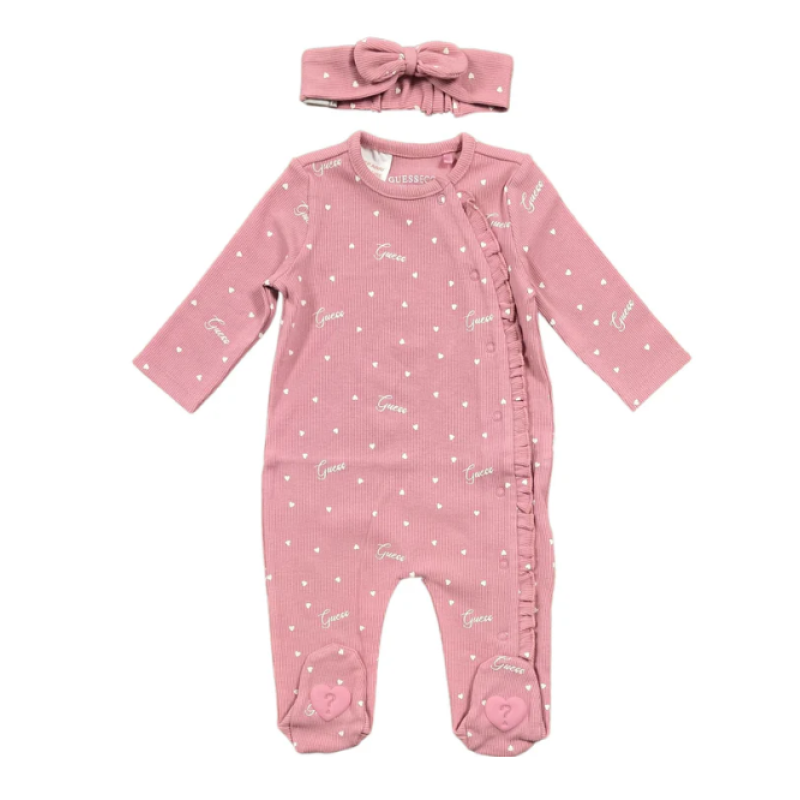 Guess Boxpakje met haarbandje roze