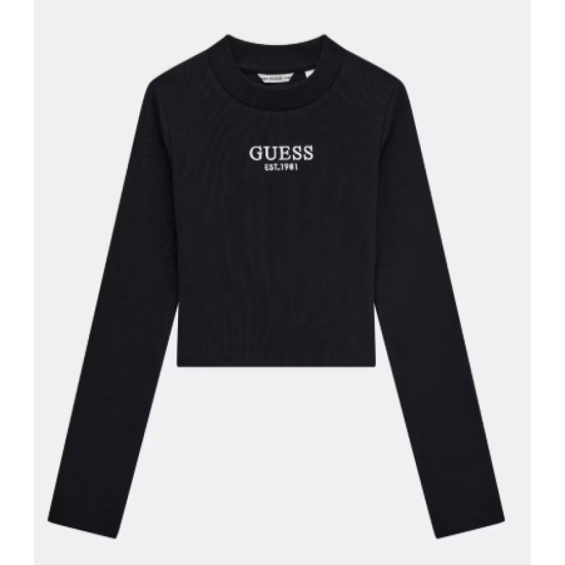 Guess Rib Top Black