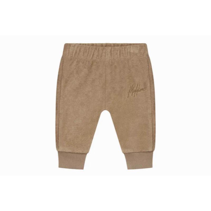 Malelions Baby Towelling Sweatpants Clay