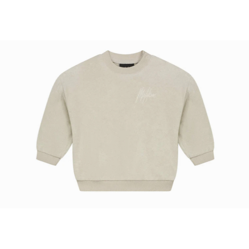 Malelions Baby Towelling Sweater Beige