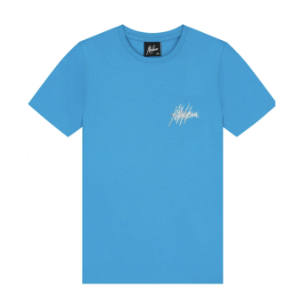Malelions Junior Splash T-Shirt Aqua Blue