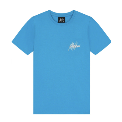 Malelions Junior Splash T-Shirt Aqua Blue