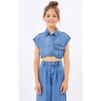 Liu.Jo Cropped Jeans Top