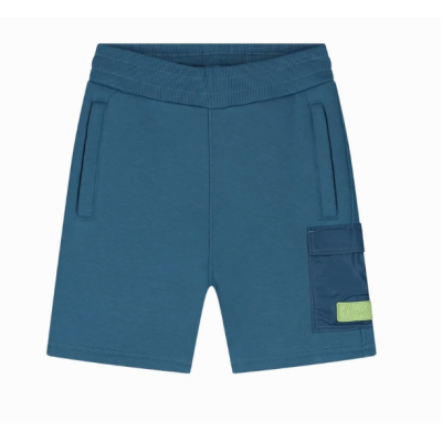 Malelions Junior Nylon Pocket Shorts Indigo/Mint