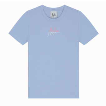 Malelions Junior Girls Kiki T-Shirt Vista Blue/Light Pink