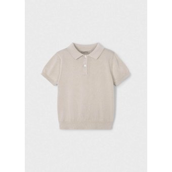 Mayoral polo knit luxe hueso