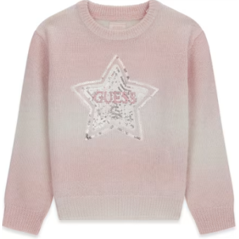 Guess knit sweater pink