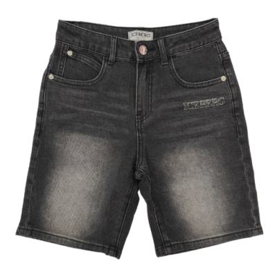 Iceberg Jeans short nero