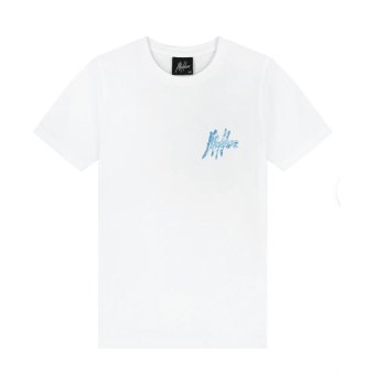 Malelions Junior 3D Wave T-Shirt White