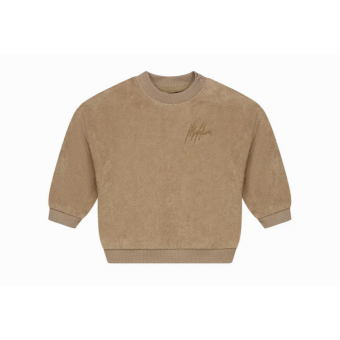 Malelions Baby Towelling Sweater Clay