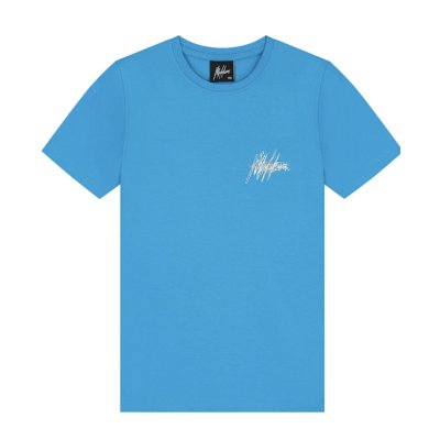 Malelions Junior Splash T-Shirt Aqua Blue