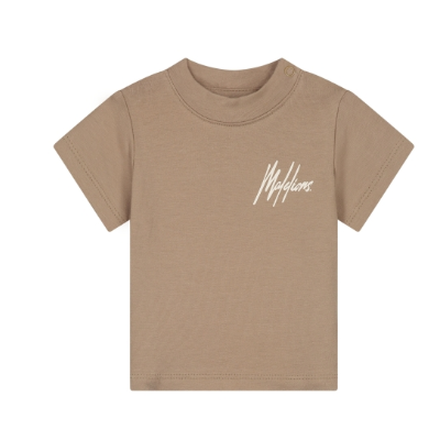 Malelions Baby Signature T-Shirt Taupe