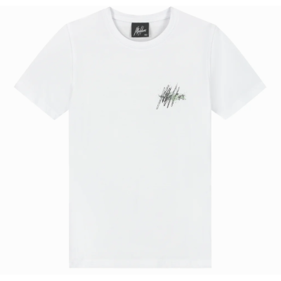 Malelions Junior Splash T-Shirt White